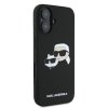 Karl Lagerfeld KLHMP16SSKCHPPLK iPhone 16 6.1 czarny/black hardcase Silicone Double Heads Print MagSafe